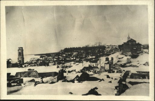 Разрушенный Кооперативный поселок в Калуге, на территории которого находилось еврейское гетто